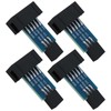 OTOTEC 4Pcs 10pin Zu 6pin ISP Programmer Adapter Kompatibel mit