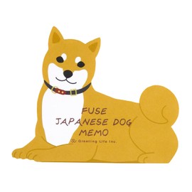 Greeting Life ETN-148 Animal Die Cut Memo Shiba Inu Fushing