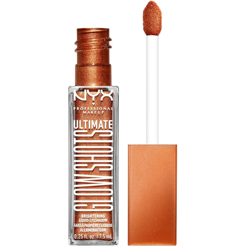 NYX Professional Makeup, Glow Shots, Sombra de ojos liquida, Grapefruit
