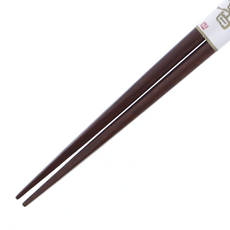 Chopsticks Lacquer Dapper Rabbit Wood (Natural Wood) Tip, 20.5 cm