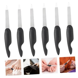 FRCOLOR 6pcs Small Folding Nail Files Reusable Manicure Tools for Polishing Fingernails Portable Dual-Sided Buffing Files for Stylish Nail Care Travel