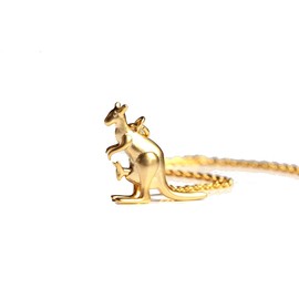 Kangaroo Necklace with Baby/Mother with Child Jewellery/Gift for Her/Animal Jewellery/Children/Valentine/Family Jewellery/Australia Necklace