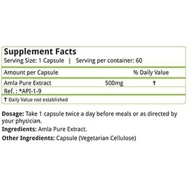 Generic Generic HA Natural Vitamin C, 60 Veggie Capsules - Pack of 1