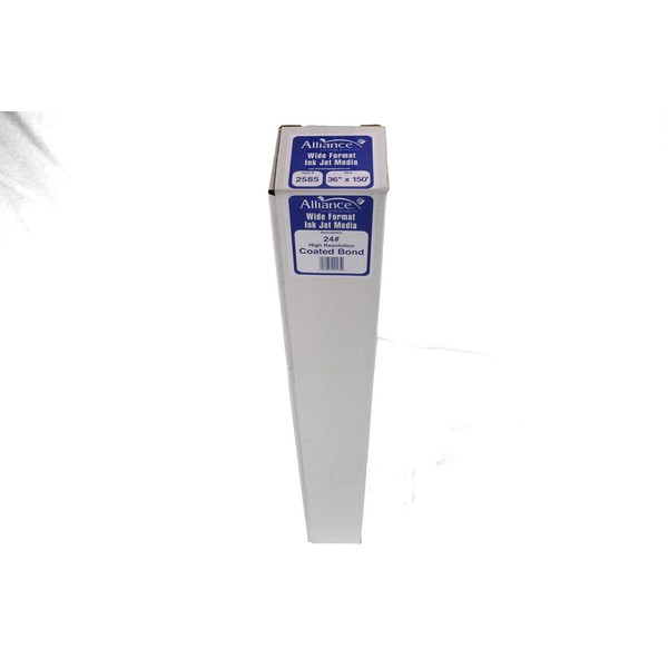 Alliance Wide Format Paper 36" x 150' High Paper Resolution