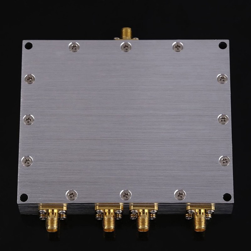 2X 4 Way SMA Power Splitter 380Mhz-2500MHz,SMA Female Power Divider