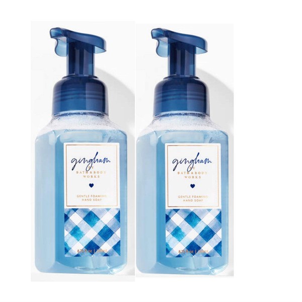 Bath and Body Works Gingham Gentle Foaming Hand Soap 2 Pack