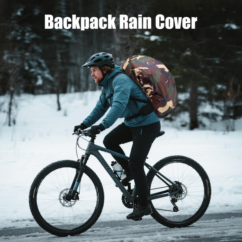 Bomiclss 2 Pack Cover for Backpack 20-28L Small Waterproof Rain