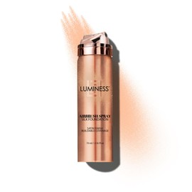 LUMINESS Silk Airbrush Spray Foundation - Full Coverage Foundation - Formula Hydrates & Moisturizes with Hyaluronic Acid, Aloe Vera & Hydrolyzed Silk (Shade - Fair)