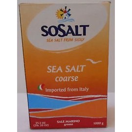 Sea Salt, (Coarse) SoSalt / Bulk Trapani 2 lb.20oz. (35.3 oz.)