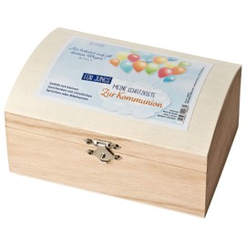 MaMeMi Treasure Chest for Communion for Boys - Gift Idea for First Communion / Communion Gift for Boys