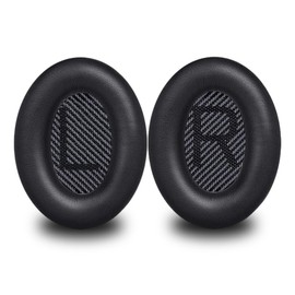 YISH Replacement Ear Pads for Bose QuietComfort 35: Protein Leather Headphones with Memory Foam | Replacement Pads for Bose QC35, QC35 II, Ae2, Ae2i, Ae2w, Ear Pads with 56 mm Diameter