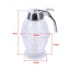 Nikou 200ml Acrylic Honey Dispenser, No Drip Syrup Dispenser Transparent