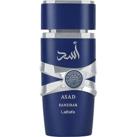 Lattafa Asad Zanzibar - Fresh, Spicy, Vanilla, Coconut - Eau de Parfum Long-Lasting Fragrance for Men, 3.40 Ounce / 100 ml