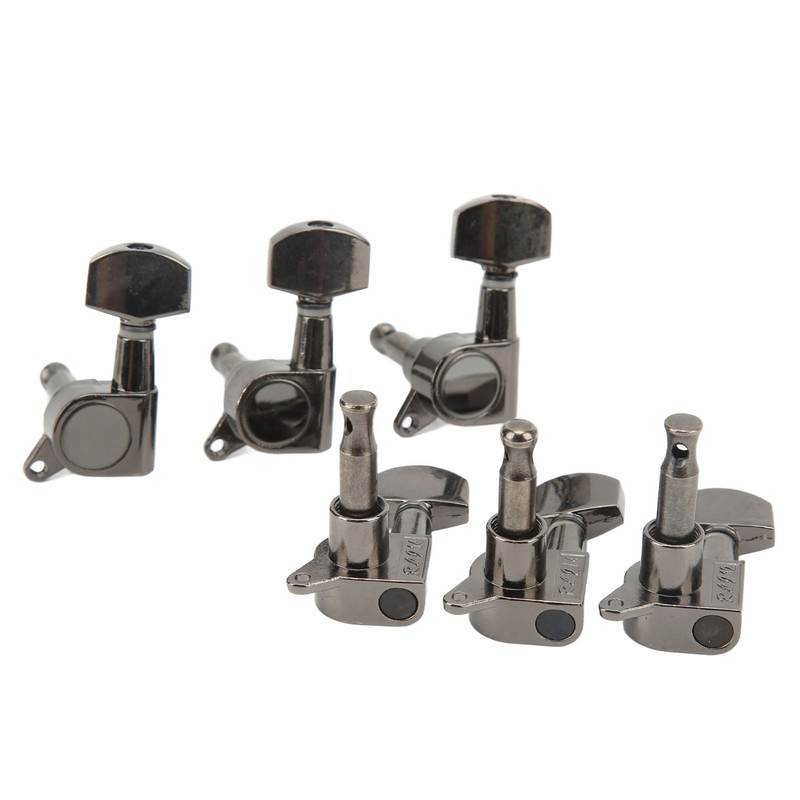 Small Square Fully Enclosed Locking Tuners 3L 3R Metal String