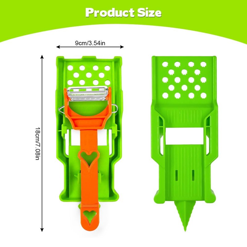 Casmoby Multifunctional Kitchenware Set, 3-in-1 Peeler Multifunctional Single Blade Peeler,