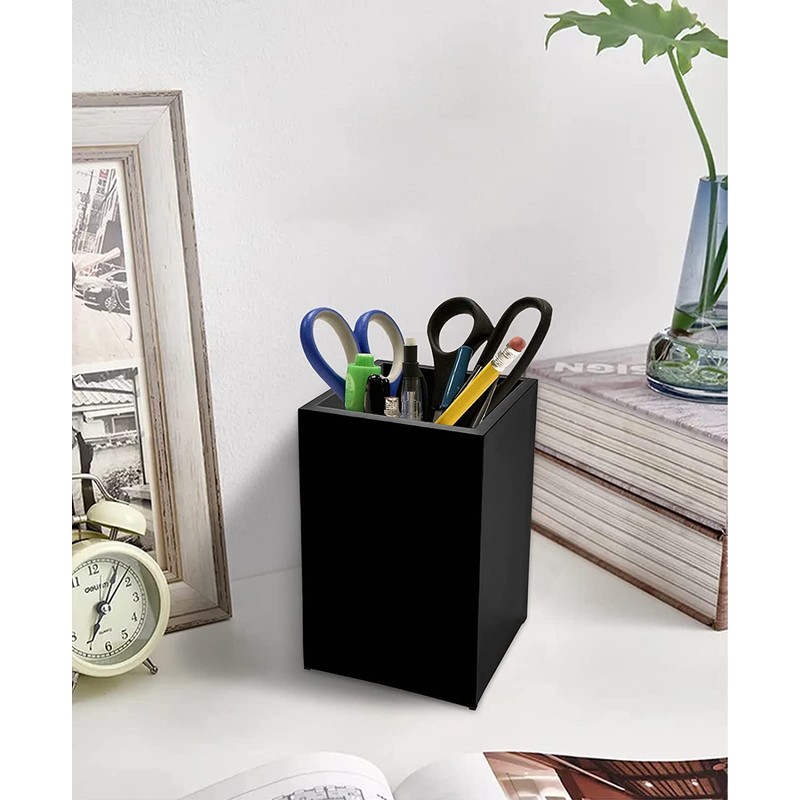 BLITZ SAT-USA Black Acrylic Pen Holder (2 PCS) - Pen