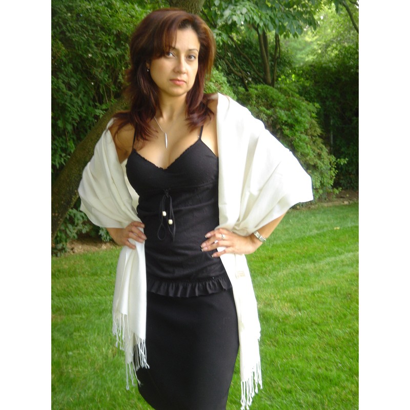 Cashmere Pashmina Group: Solid Pashmina Scarf, Shawl, Wrap & Stole(Regular
