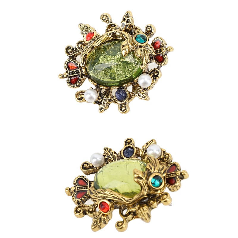 Vintage Court Style Earrings Fashionable Exquisite Luster Retro Earrings for