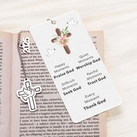 Christian Gifts for Women 2025, Confirmation Gifts for Teen Girls, Adult Easter Basket Stuffers, Baptism Gifts for Girl, Teens Easter Basket Stuffers, Communion Bible Verse Bookmark, Graduation Gift