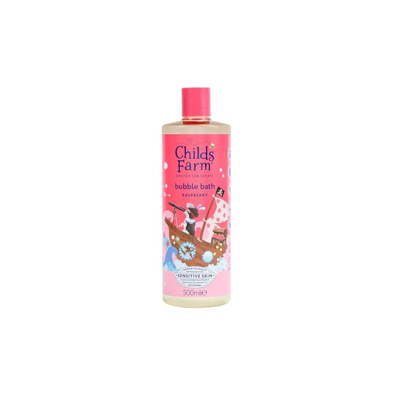 Childs Farm Kids Bubble Bath, Raspberry | Gently Cleanses &