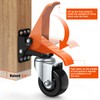Ronlap Workbench Casters Wheels Kit 920 Lbs Capacity Retractable Casters
