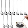 Cucharas para Cafe 10 Piezas, Cucharas Cafeteras de Acero Inoxidable