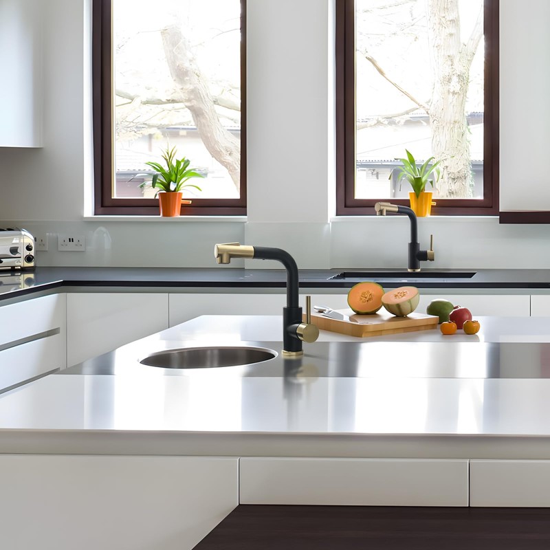 GIMILI Modern Bar Sink Faucet for Kitchen Sink Single Handle