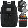 MOZETO Lunch Cooler Backpack Double Deck Lunch Box Backpack Insulated