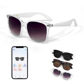 Smart AI Bluetooth Sunglasses for Women Men Translation Translator Translate Translating Headphones Audio Glasses with 150 Language & Accents UV Protection Bluetooth 5.4 Eyeglasses with Speakers