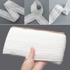 SZKKQKJ Ruffle tape, curtain tape, universal tape, white (50 m