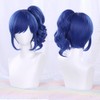 Heat Resistant Cosplay Wig, Second Castle, Aoi Kiriya, Light Blue,