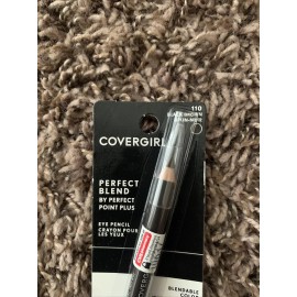 CoverGirl Perfect Blend Eye Pencil By Perfect Point Plus (110 Black Brown) New
