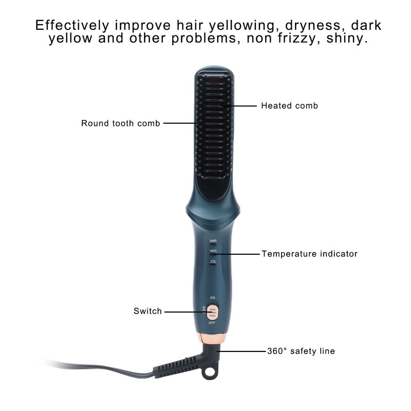 2 in 1 Hair Styling Comb Intelligent Constant Temperature Electric