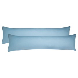 Livessa Side Sleeper Pillowcase 40 x 145 cm (Set of 2), Concealed Zip on the Long Side, Made of 100% Cotton Jersey Fabric, Ultra Soft and Breathable, Oeko-Tex Certified