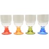 Flamefield T0186M Party Bella Acrylic Wine Goblets - Pack of