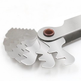 winova 20 Pitch Gauges, 2.4 - 0.2 inches (60 mm) Standard 0.02 - 0.24 inches (0.4 - 6 mm), Measuring Tool, Carbon Steel
