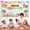 Hello Summer Bulletin Board Summer Beach Cutouts Summertime Bulletin Board