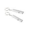 2 Pieces Emergency Whistle Outdoor Survival Safety Whistle Metal Keychain