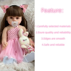 Doll Magne/tic Pacifier,Magne/tic Dummy for Reborn Dolls,Simulation Mag/netic Do/ll Pacifier,Reborn Do/ll Accessories,Dol/l Dummy for Pretend Play & Rebor/n Dol/l Care(White)