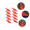 Sosoport 20 Pcs Tail Plastic Material 8mm Size Bow Arrow