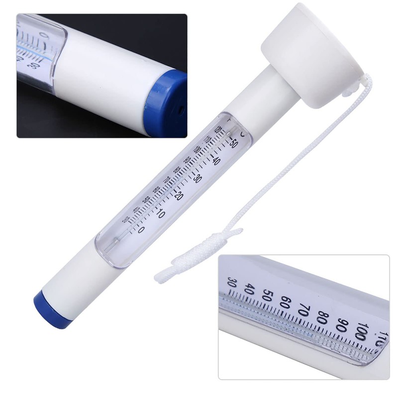 Floating Thermometer for Pool Water Thermometer with Rope for Indoor
