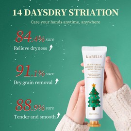 Hand Cream Set, Hand Cream Gift Set, Christmas Gifts, Mini Hand Cream Gift Set, Hand Care Cream for Very Dry Cracked Hands, Birthday Gift for Women, Christmas Mum Gift, 3 Pieces