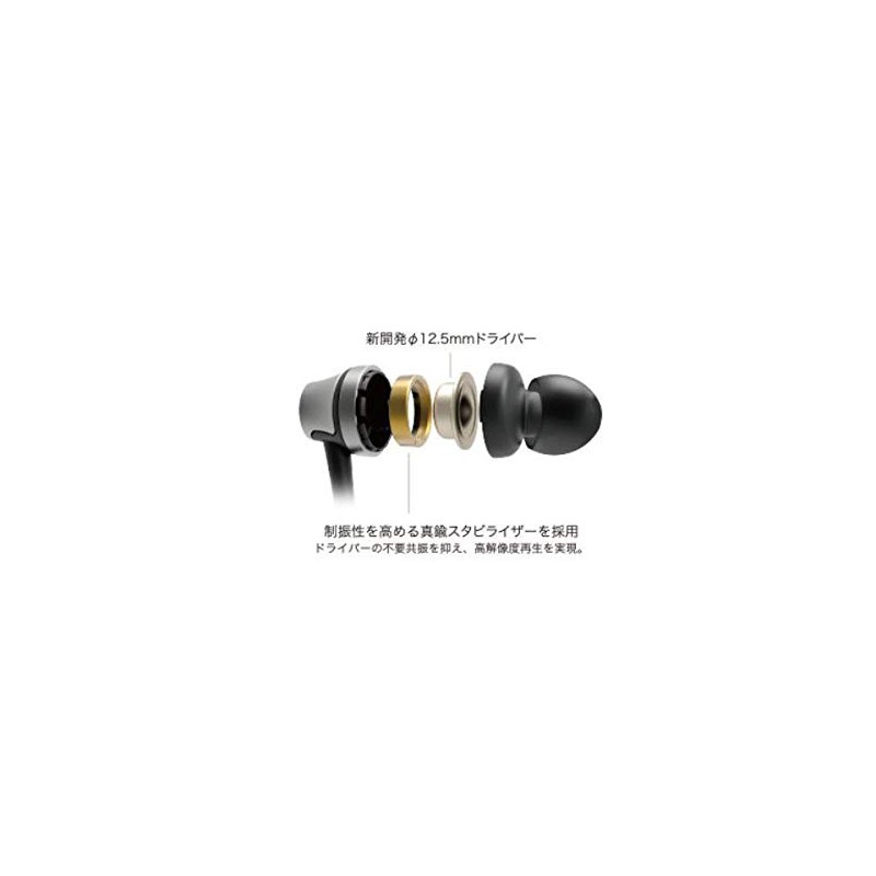 オーディオテクニカ ATH-CKR50 RDイヤホン 有線 カナル型 SoundReality ブラック