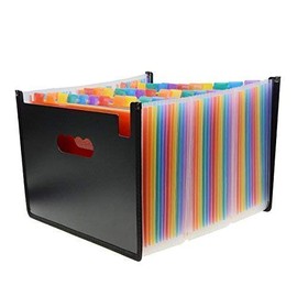 Penck Expanding File Folder 36 Pockets, Large Capacity Multicolored Portable Accordion A4 Document Organizer – Works on Letter Size and A4 Size for Home/Office/Business/Study