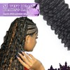 Deep Wave Bulk Human Braiding hair For Boho Braids knotless