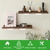 Pack of 4 Floating Shelf Brackets, Invisible Triangle Wall Brackets,