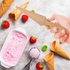 Ooyhool 2Pcs Ice Cream Cone Molds, Reusable wooden Cream Horn