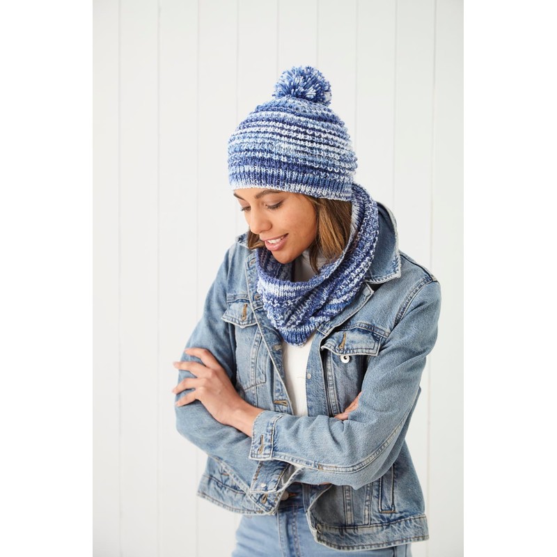 King Cole Unisex Double Knitting Pattern Hats Scarfs Snood Beanies