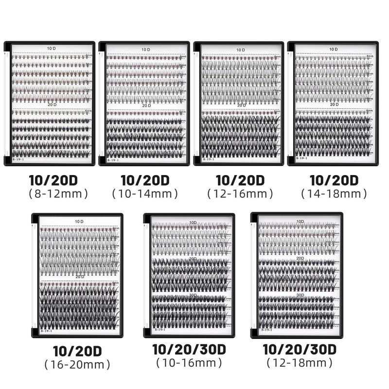 10D /20D Mixed, 0.07mm /0.10 mm Mixed, 8-12mm,10-14mm,12-16mm,14-18mm,16-20mm and Under