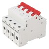 6KA 4P Miniature Circuit Breaker PP Flame Retardant Circuit Breaker